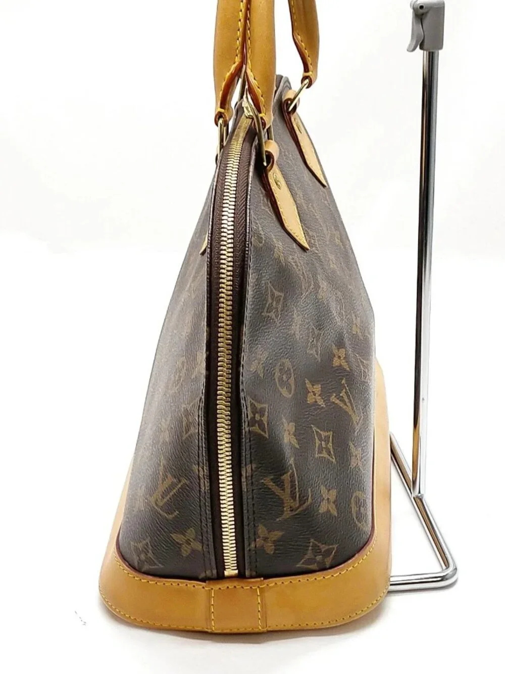 Authentic Louis Vuitton Alma Monogram Satchel Handbag